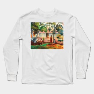 The Large Tree (1891) by Paul Gauguin Long Sleeve T-Shirt